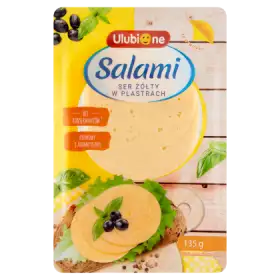 Ser żółty Salami w plastrach