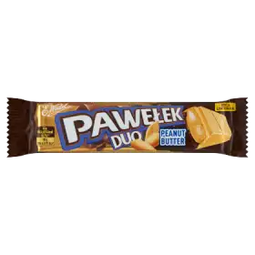 E. Wedel Pawełek Duo Peanut Butter Batonik 45 g