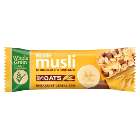 Nestlé Musli Batonik zbożowy z mleczną czekoladą i bananami 35 g
