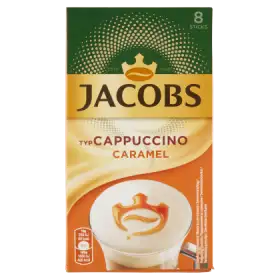 Jacobs Cappuccino Caramel Rozpuszczalny napój kawowy 120 g (8 x 15 g)