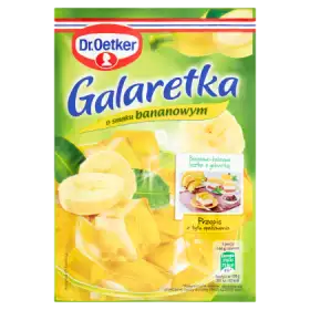 Dr. Oetker Galaretka o smaku bananowym 77 g