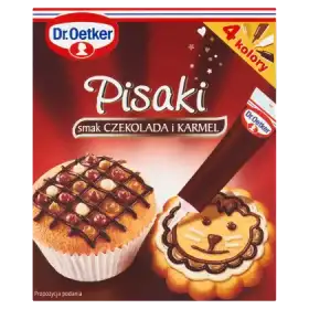 Dr. Oetker Pisaki smak czekolada i karmel 76 g (4 x 19 g)