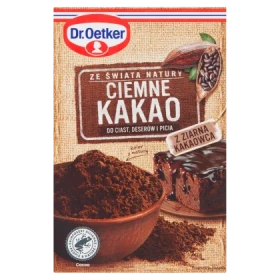 Dr. Oetker Ze świata natury Ciemne kakao 85 g