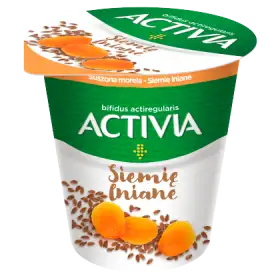 Danone Activia Jogurt suszona morela siemię lniane 140 g