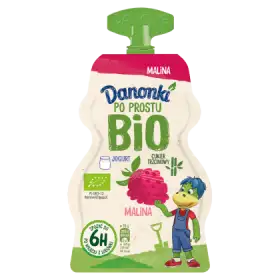 Danone Danonki Po prostu Bio Jogurt malina 70 g