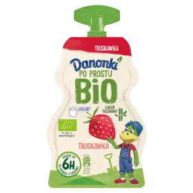 Danone Danonki Po prostu Bio Jogurt truskawka 70 g