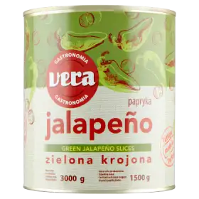 Vera Gastronomia Papryka Jalapeño zielona krojona 3000 g