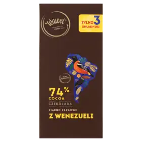 Wawel Czekolada 74% cocoa ziarno kakaowe z Wenezueli 100 g