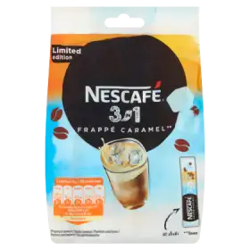 Nescafé 3in1 Frappé Caramel Rozpuszczalny napój kawowy 160 g (10 x 16 g)