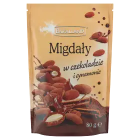 Bakalland Migdały w czekoladzie i cynamonie 80 g