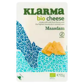 Klarma Bio ser Maasdam plastry 125 g