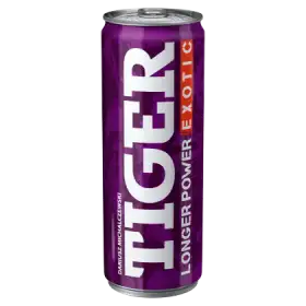 Tiger Longer Power Gazowany napój energetyzujący o smaku exotic 250 ml
