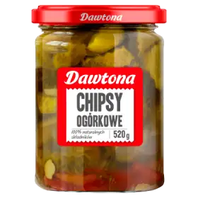 Dawtona Chipsy ogórkowe 520 g