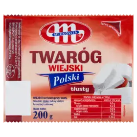 Mlekovita Twaróg wiejski polski tłusty 200 g