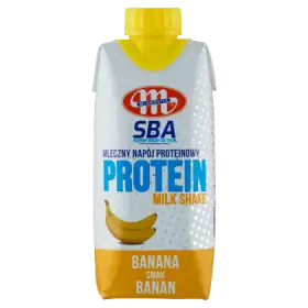 Mlekovita Super Body Active Mleczny napój proteinowy smak banana 350 g