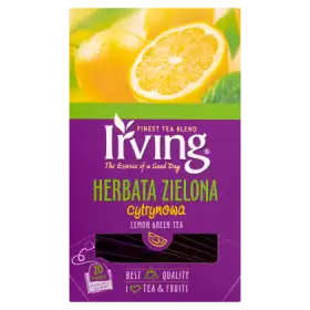 Irving Herbata zielona cytrynowa 30 g (20 torebek)