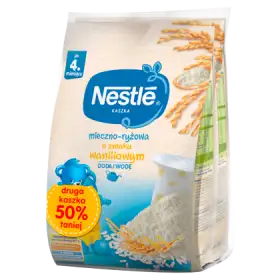 Nestlé Kaszka mleczno-ryżowa o smaku waniliowym po 4. miesiącu 460 g (2 x 230 g)