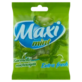 Maxi Mint Karmelki o smaku miętowym 80 g