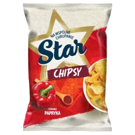 Star Chipsy o smaku papryka 220 g
