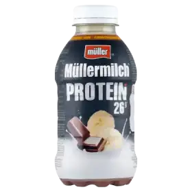 Müller Müllermilch Protein Napój mleczny o smaku czekoladowo-bananowym 400 g