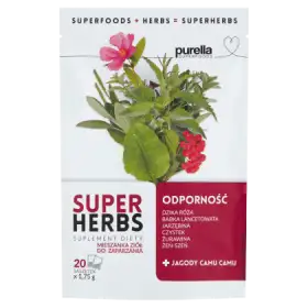 Purella Superfoods Superherbs Suplement diety odporność 35 g (20 x 1,75 g)
