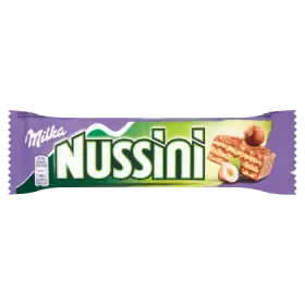 Milka Nussini Wafelek z orzechowo-kakaowym nadzieniem 31,5 g