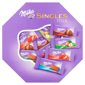 Milka Singles Mix Mieszanka czekoladek mlecznych 138 g