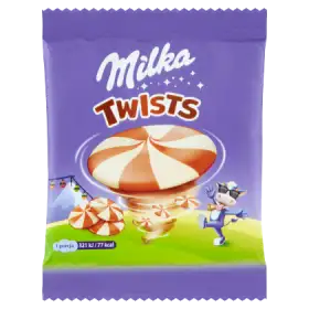 Milka Twists Czekolada mleczna i biała 14,4 g