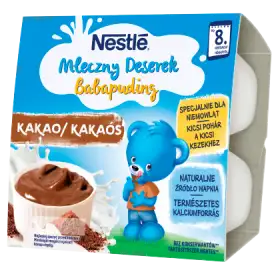 Nestlé Mleczny Deserek kakao dla niemowląt po 8. miesiącu 400 g (4 x 100 g)