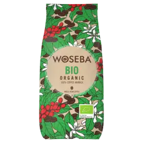 Woseba Bio Organic Ekologiczna kawa ziarnista palona 1000 g