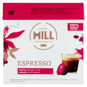 Mr & Mrs Mill Espresso Kawa w kapsułkach 96 g (16 x 6 g)