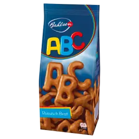 Bahlsen ABC Herbatniki o smaku kakaowym w kształcie literek alfabetu 100 g