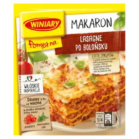 Winiary Pomysł na... Makaron lasagne po bolońsku 45 g