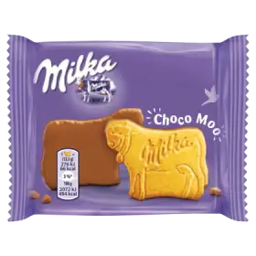 Milka Choco Moo Ciastka oblane czekoladą mleczną z mleka alpejskiego 40 g