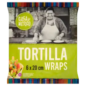 Casa de Mexico Tortilla wrap 20 cm 240 g (6 sztuk)