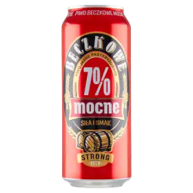 Beczkowe Piwo jasne mocne 7% 500 ml