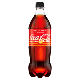 Coca-Cola zero Peach Taste Napój gazowany 850 ml