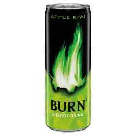 Burn Apple Kiwi Gazowany napój energetyczny 250 ml