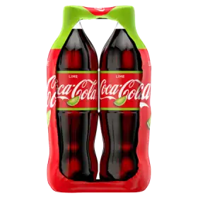 Coca-Cola Lime Napój gazowany 2 x 1,5 l