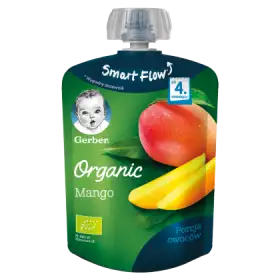 Gerber Organic Deserek Mango dla niemowląt po 4. miesiącu 90 g