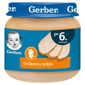 Gerber Delikatny indyk dla niemowląt po 6. miesiącu 80 g