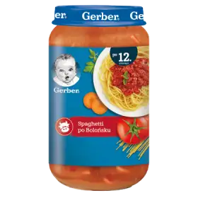 Gerber Spaghetti po bolońsku dla dzieci po 12. miesiącu 250 g