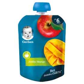 Gerber Deserek jabłko mango dla niemowląt po 6. miesiącu 90 g