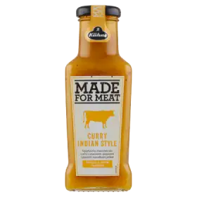 Kühne Made For Meat Curry Indian Style Sos 235 ml