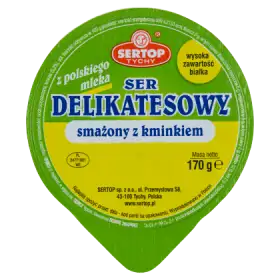 Sertop Tychy Ser delikatesowy smażony z kminkiem 170 g