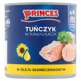 Princes Tuńczyk w kawałkach w oleju słonecznikowym 400 g