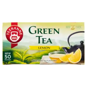 Teekanne Green Tea Lemon Aromatyzowana herbata zielona 82,50 g (50 x 1,65 g)