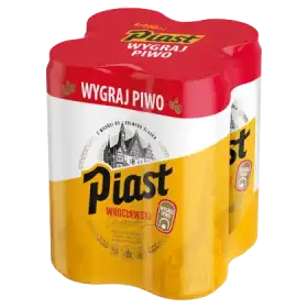 Piast Wrocławski Piwo jasne 4 x 500 ml