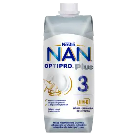 NAN OPTIPRO Plus 3 HM-O Mleko modyfikowane w płynie dla dzieci po 1. roku 500 ml