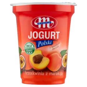 Mlekovita Jogurt Polski brzoskwinia z marakują 350 g